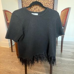 Zara black knit